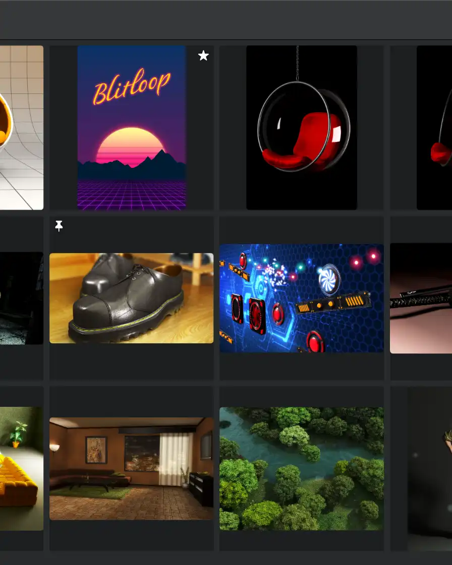 Zenspire main interface showing folders, collections, and image grid